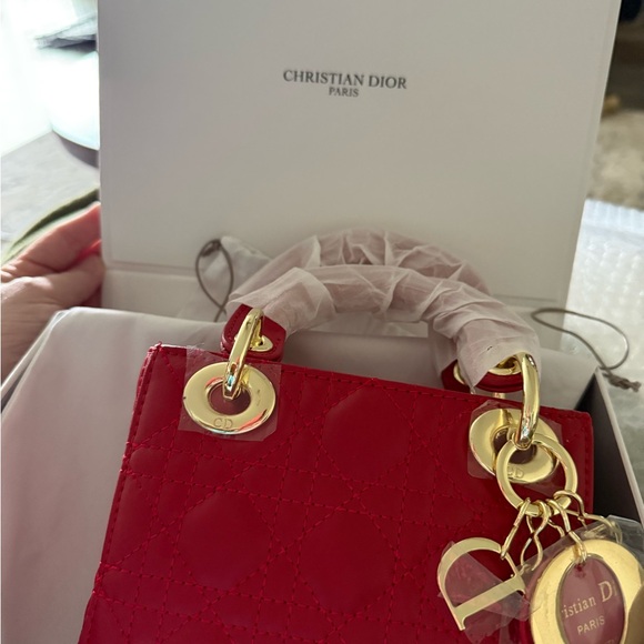 Dior Red Mini Quilted Bag with Gold Chain
**Sales only through Poshmark app** - Picture 12 of 14